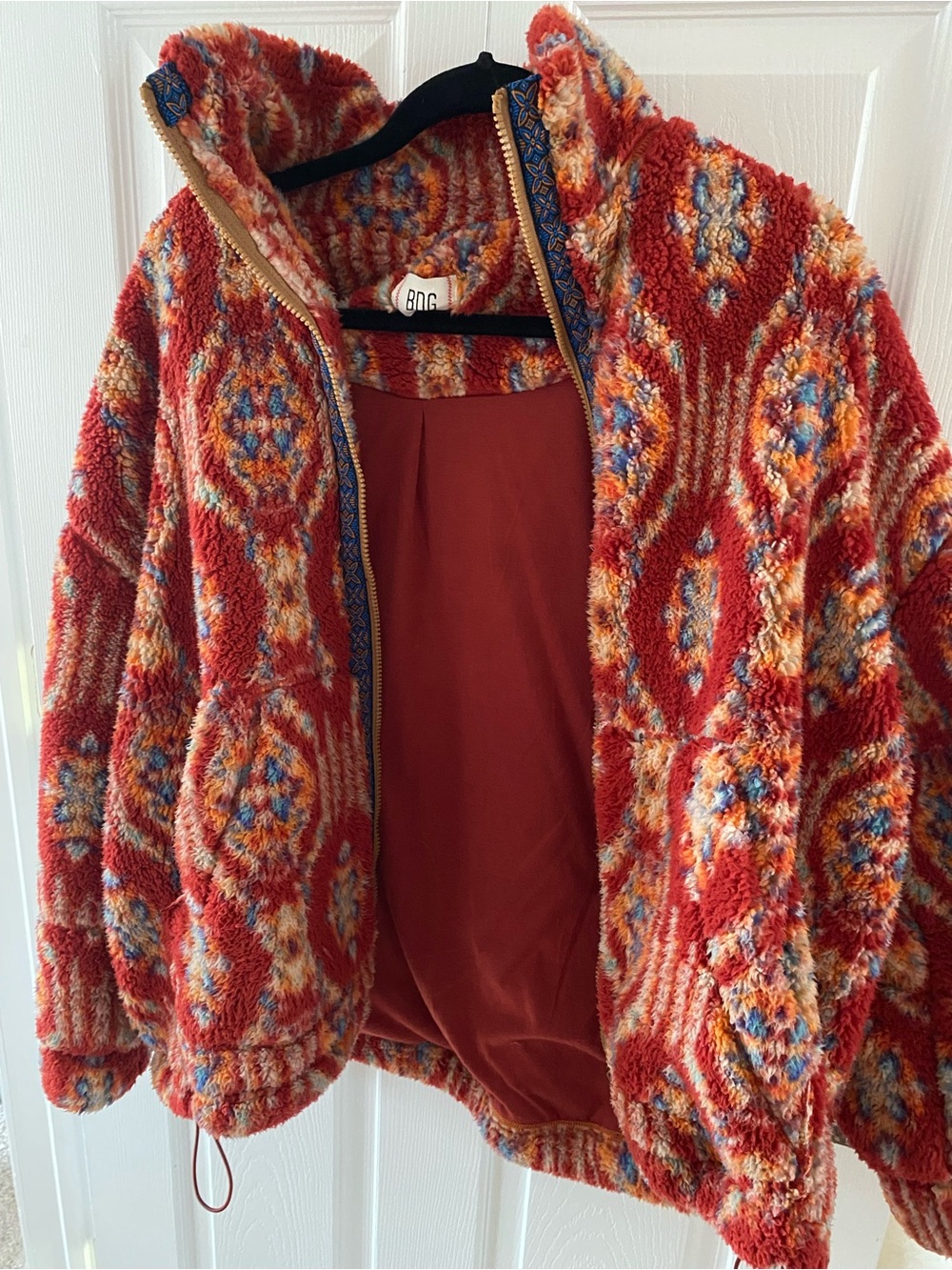 Urban Outfitters BDG Mae Piled High Fleece Jacket - Picture 2 of 9